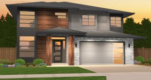 2 story modern house design