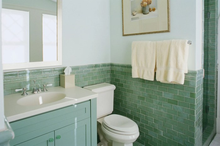 Green bathroom decor ideas