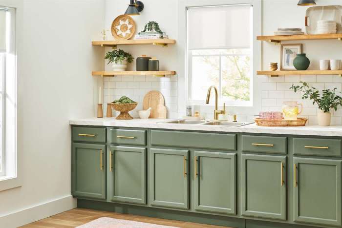 Green kitchen decor ideas