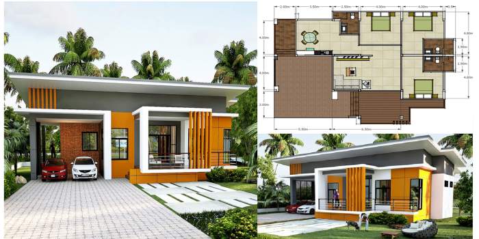 Single story house design