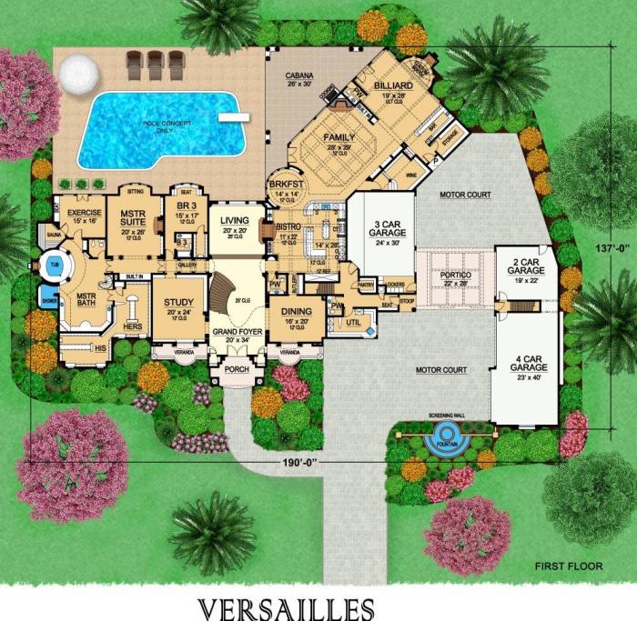 Floor plan house design 10 bedrooms