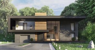 Exterior modern designs facades house wood ideas designing stunning charcoal elevation material steel color