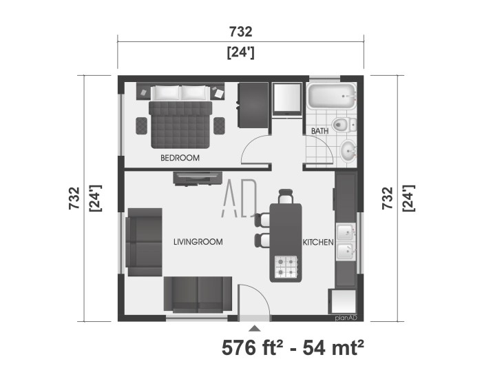 Small house floor design