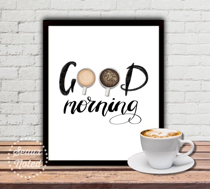 Coffee wall decor for kitchen