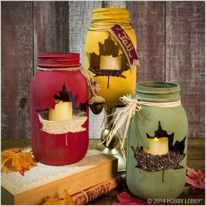 Mason jar kitchen decor