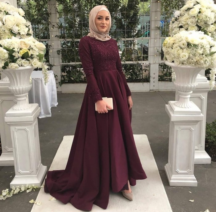 Muslim dress wedding hijab dresses bride fashion bridal gown silk raisi al gowns modest brides styles muslimah abaya women wear