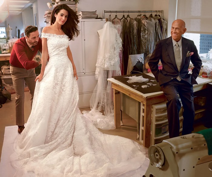 Amal clooney wedding dresses