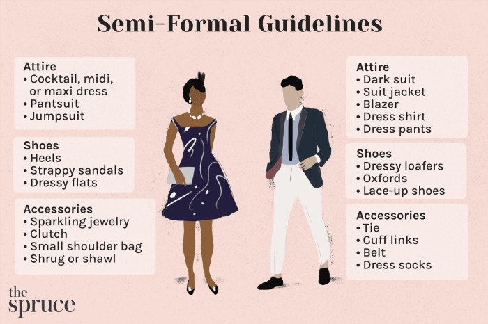 Black tie optional wedding dress code